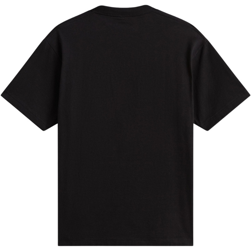 2026 Vans Mens Left Chest T-Shirt VN000TBXY28 - Black / White